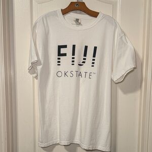 Oklahoma State University Phi Gamma Delta FIJI Fraternity Tshirt Size Large EUC